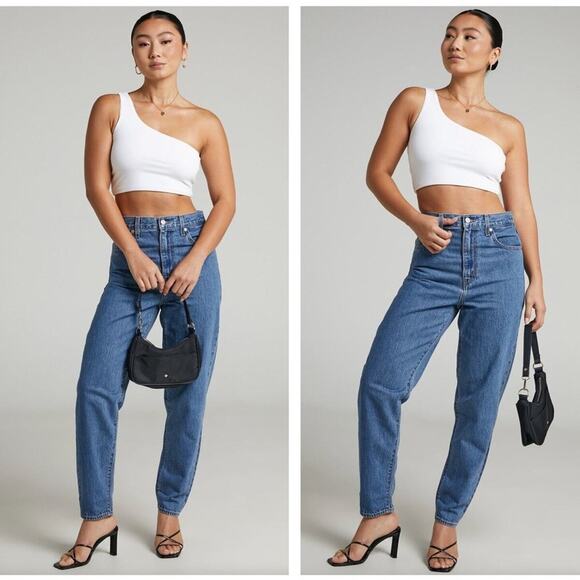 NWT Levi’s high loose taper jeans 33 medium wash - Picture 1 of 16